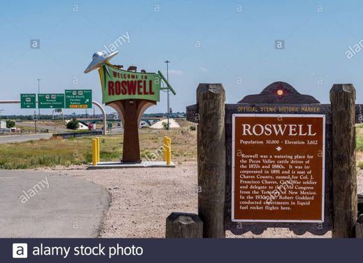 Roswell Historical Marker