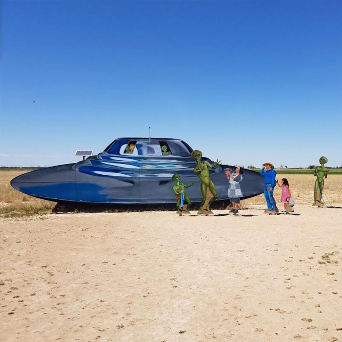 Lugar Roswell Welcome Sign
