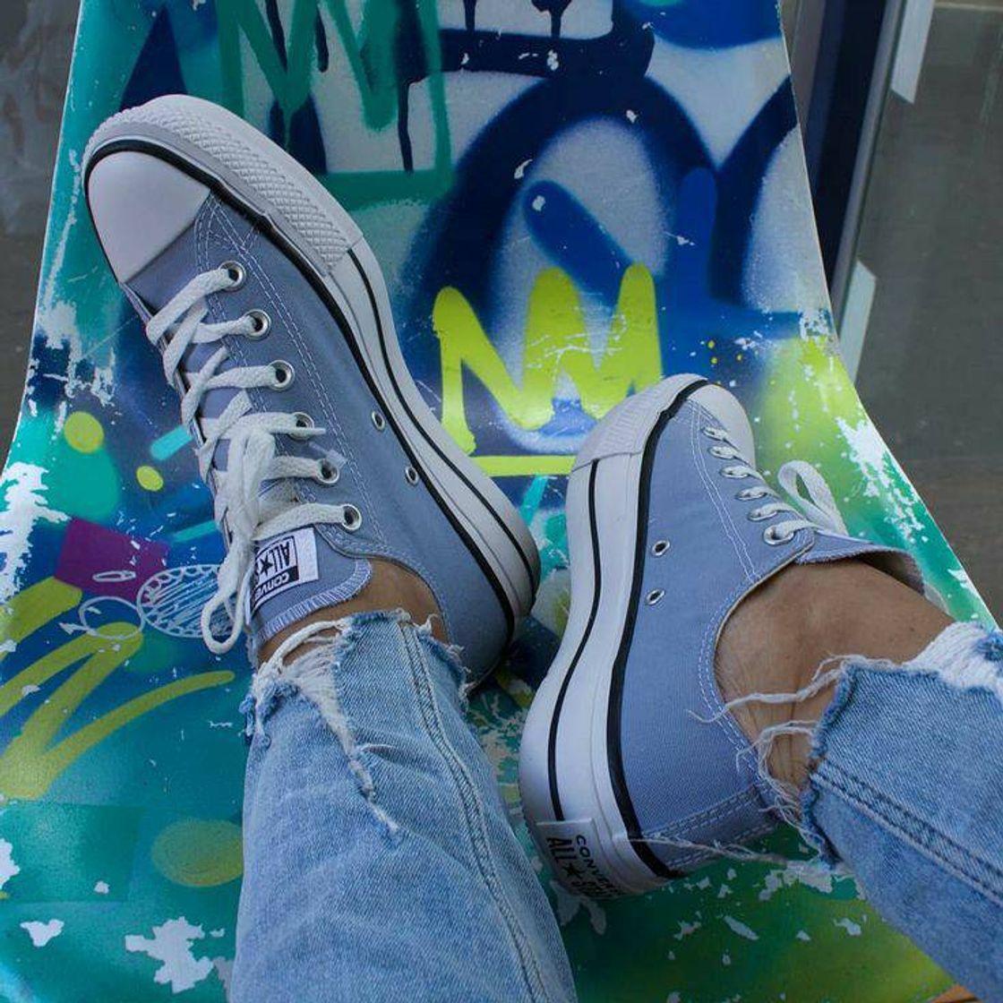 Fashion All Star plataform azul 💙