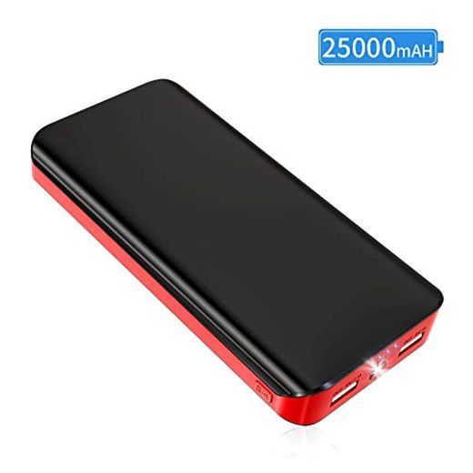 Batería Externa movil Power Bank 25000mAh Cargador Portátil con Ultra Alta Capacidad,