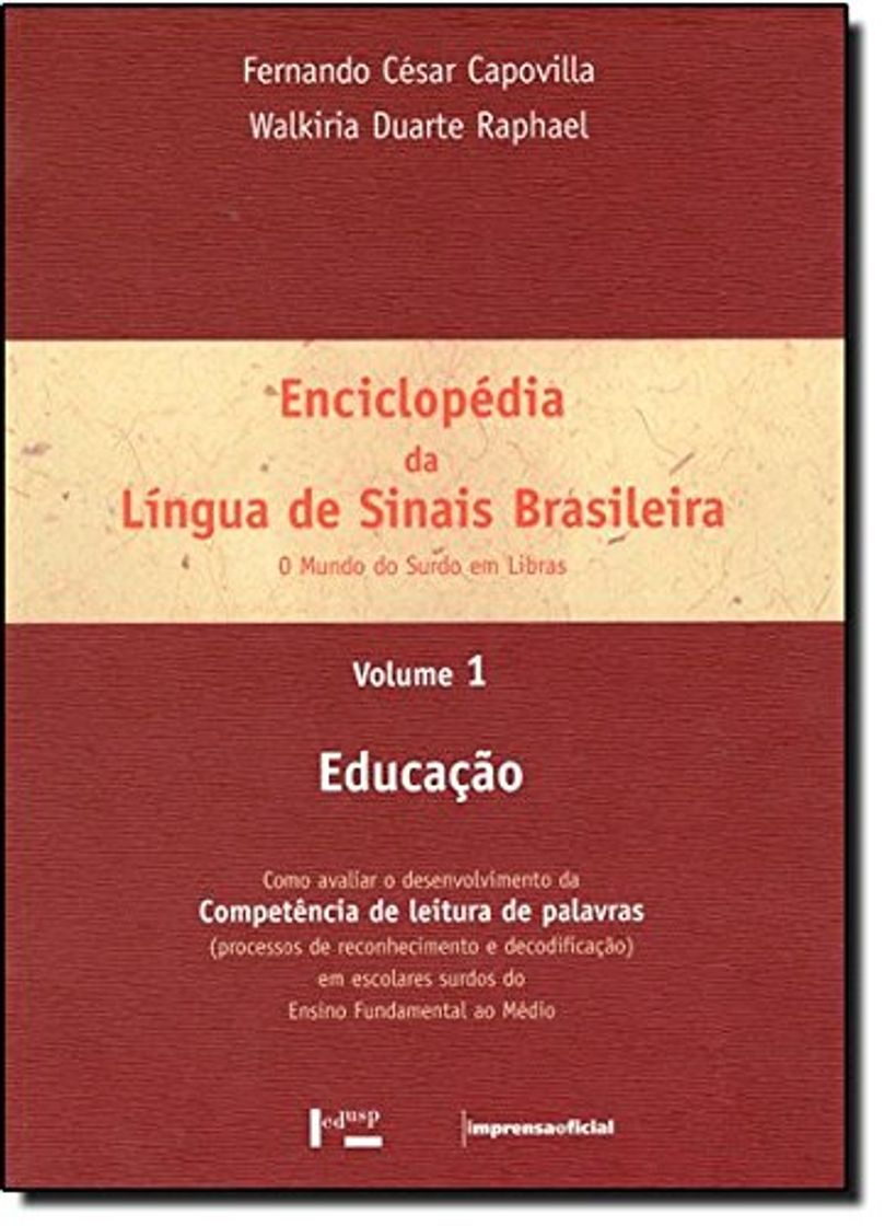 Books Enciclopédia da Língua de Sinais Brasileira