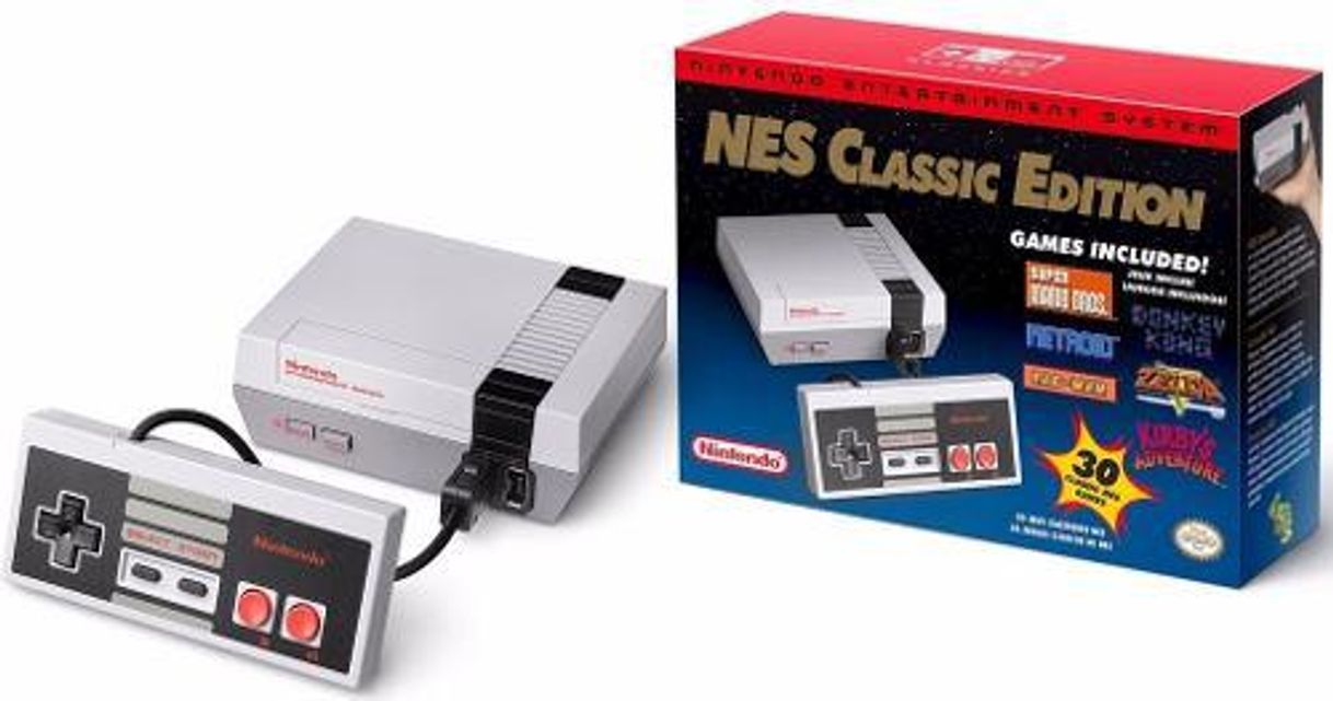 Moda Nintendo NES Classic Mini Consola, color Gris - Classics Edi