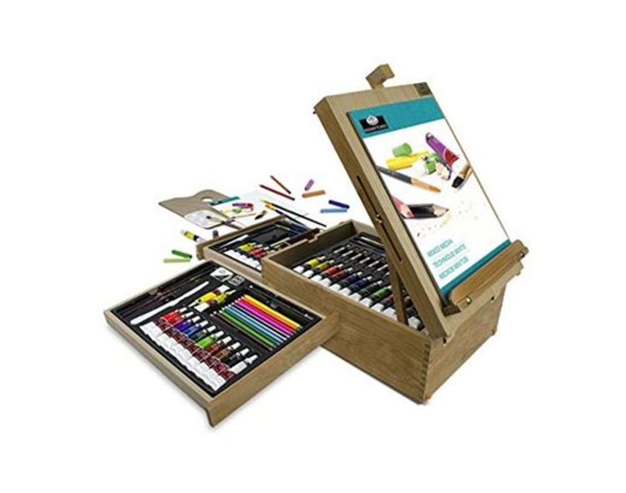 Social Royal & Langnickel- Set de Artista Caballete para Todos los usos, 104