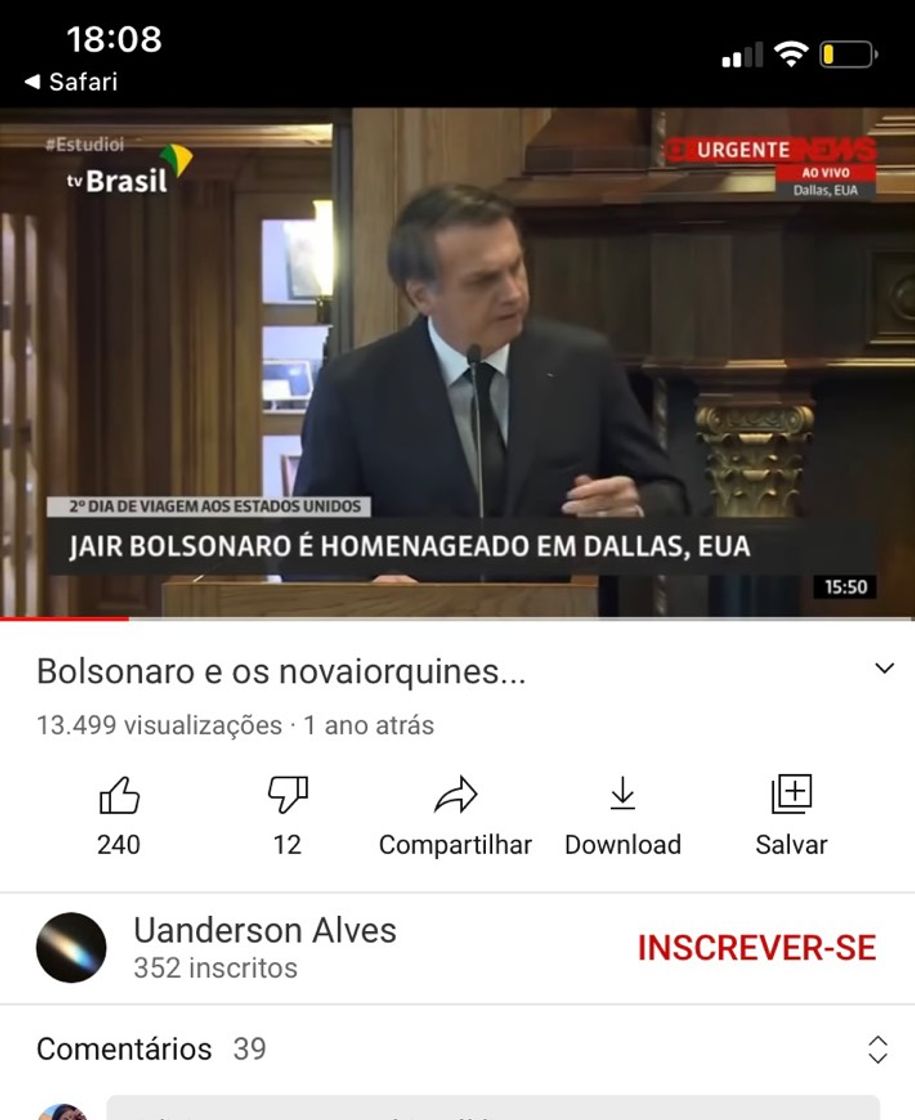 Moda ✨ Bolsonaro sem conseguir falar “nova-iorquino” ✨