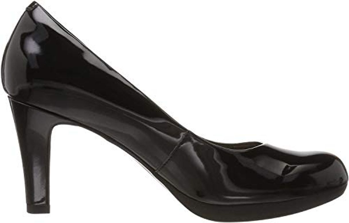Social Clarks Adriel Viola, Zapatos de Tacón para Mujer, Negro