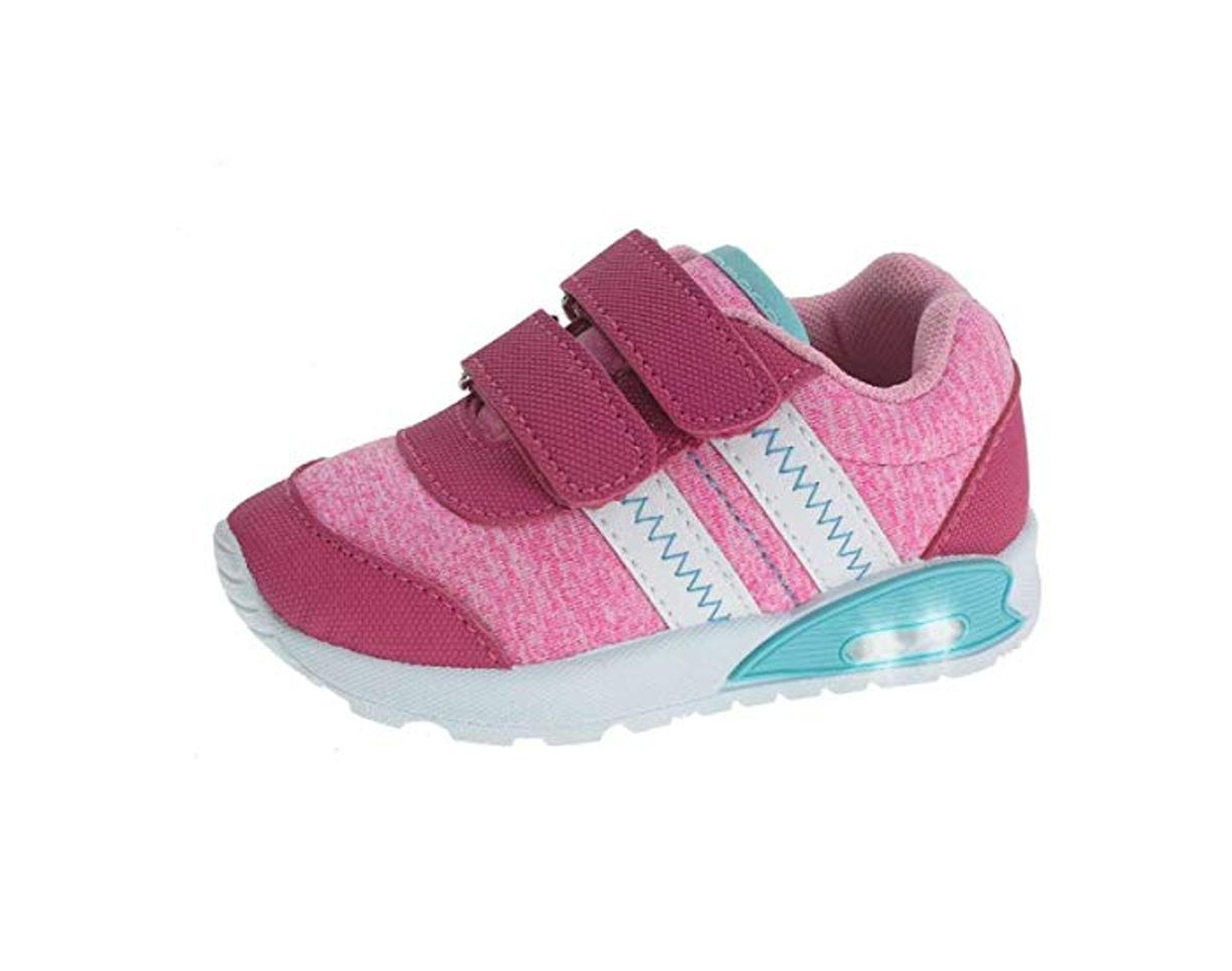 Producto Sapato Casual Bebé Rosa com luz 24