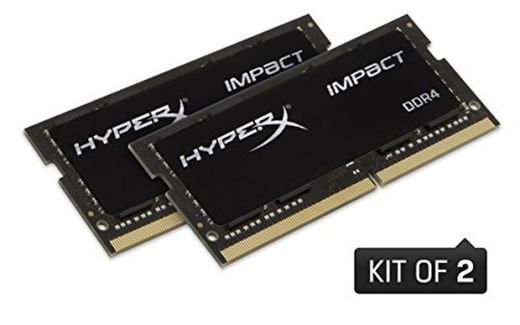 HyperX Impact DDR4 HX426S15IB2K2/16 Memoria RAM 2666MHz CL15 SODIMM 16GB Kit