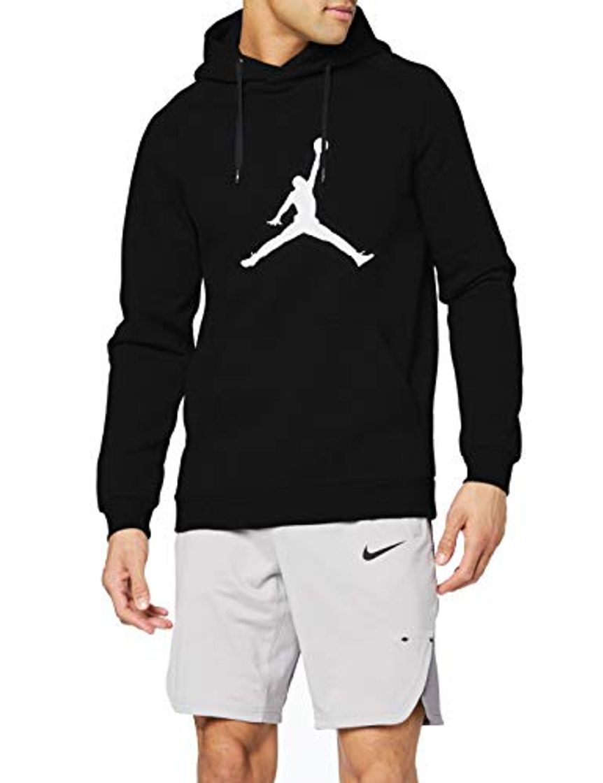 Fashion NIKE Logo FLC Po Hooded Long Sleeve, Hombre, Black