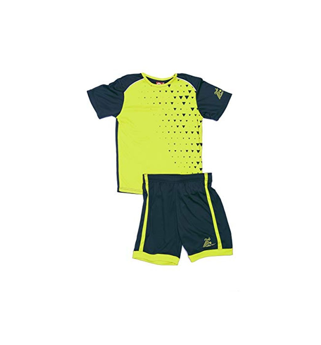 Moda ALPHADVENTURE Go&Win Conjunto Deportivo Vento Jr Niño Amarillo Fluor 8 años