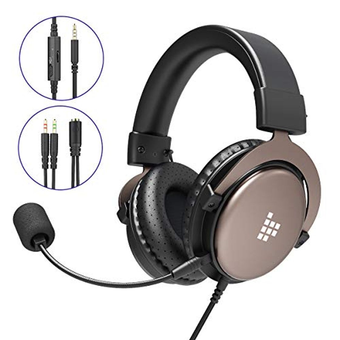 Lugar Tronsmart SONO Auriculares Gaming PS4 Estéreo con Micrófono Plegable para PC PSP