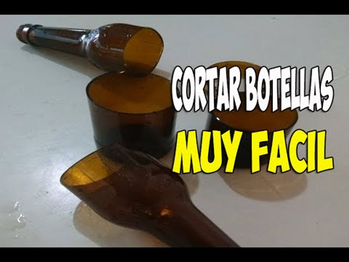 Fashion Como cortar botellas de vidrio - Experimentos faciles - YouTube