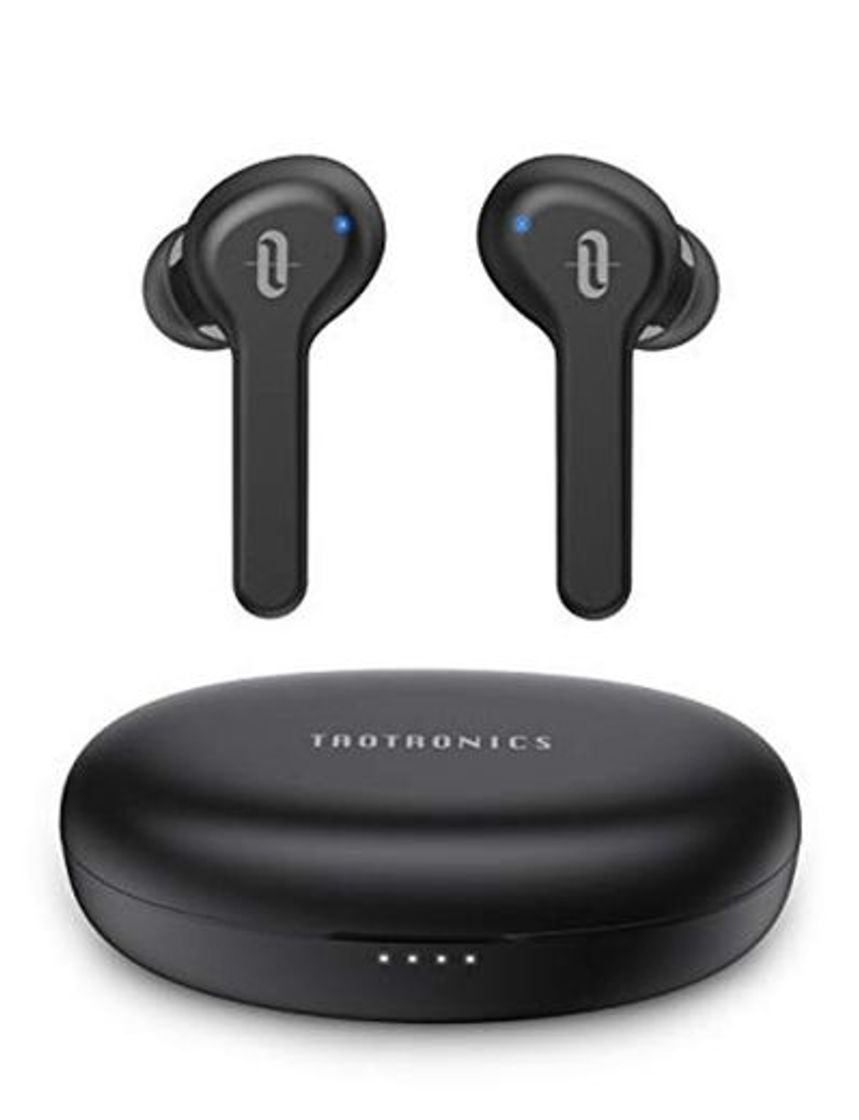 Social TaoTronics Auriculares Bluetooth 5.0 TWS Auriculares Inalámbrico 40 Horas de Reproducción con Estuche