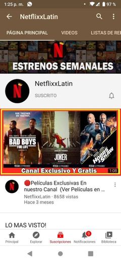 Canal de YouTube