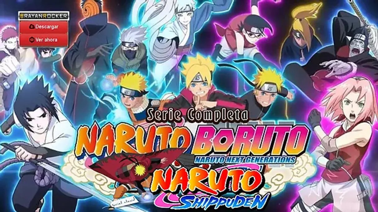 Social Capitulos de Naruto Primera temporada-shippuden y Boruto.
