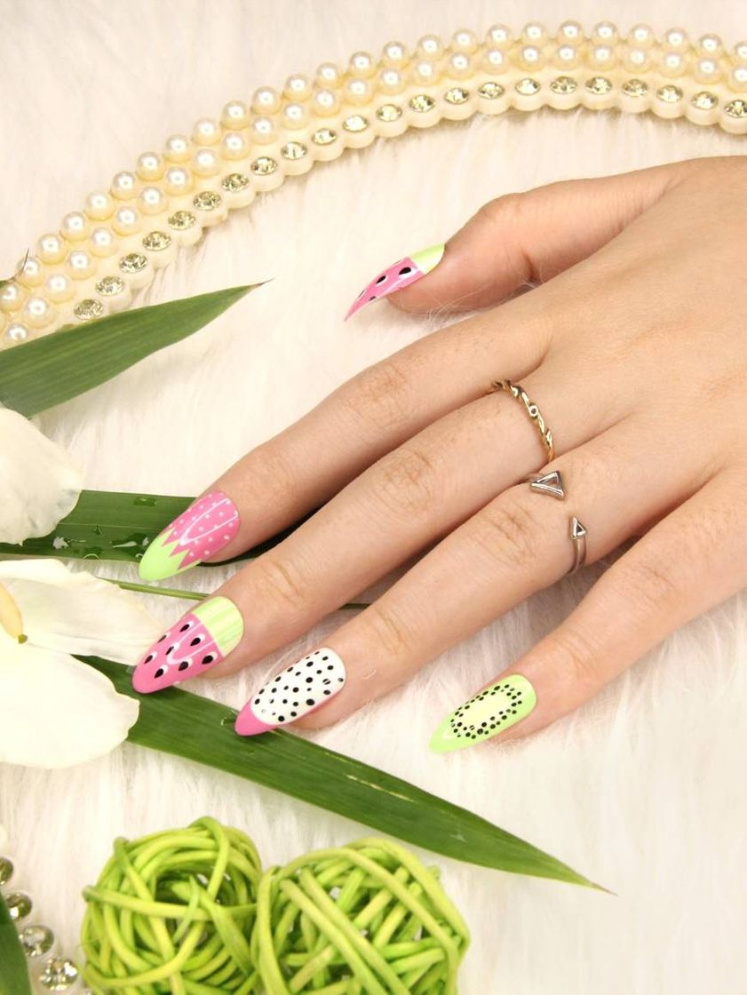 Social Kit de 24 unhas postiças