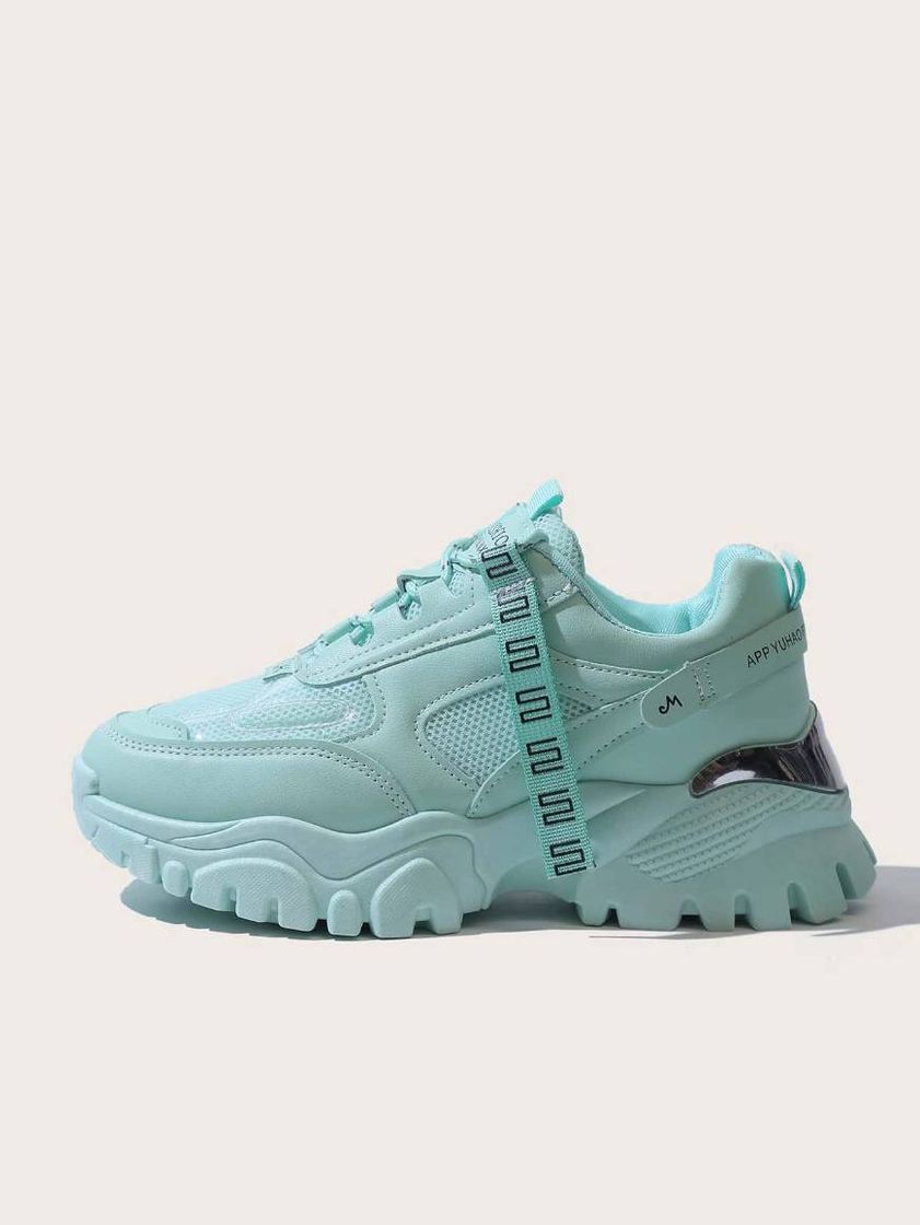 Social Tênis Azul Simples