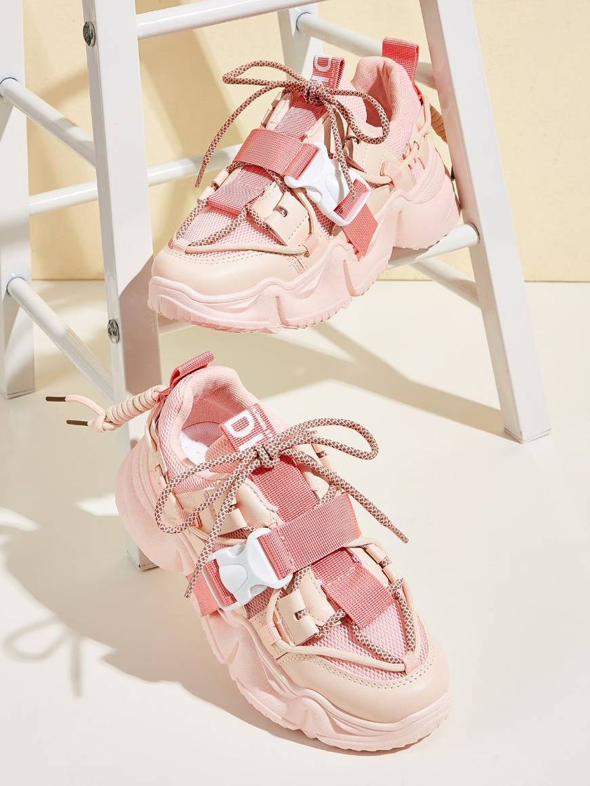 Social Tênis Chunky Trainers Rosa