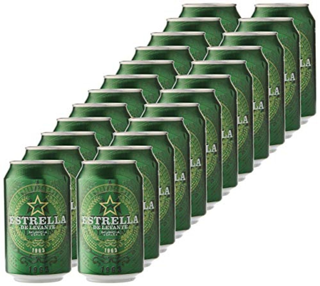 Producto Estrella Levante Cerveza - Caja de 24 Latas x 330 ml -