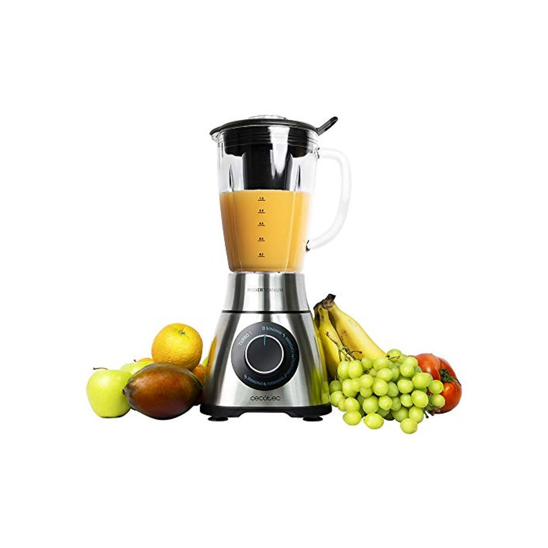 Product Cecotec Batidora de Vaso Power Black Titanium 1300 PerfectMix. Potencia 1300 W