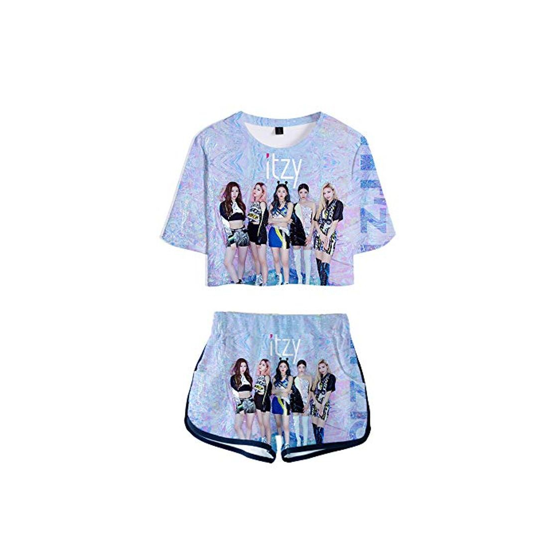 Moda NCTCITY Crop Tops T-Shirts