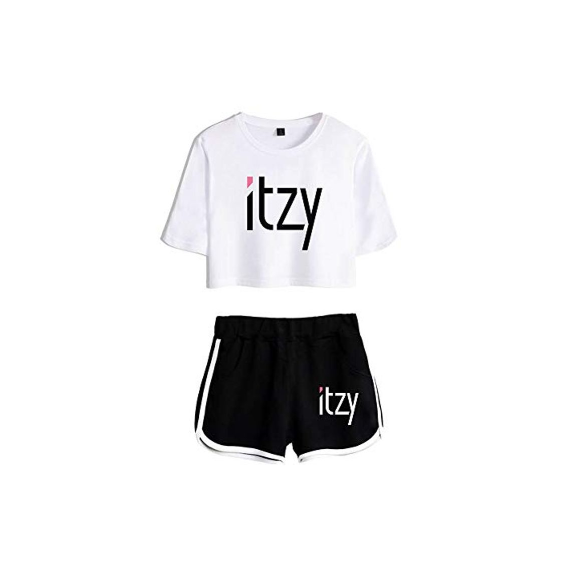 Moda KPOP ITZY Crop Tops T-Shirts