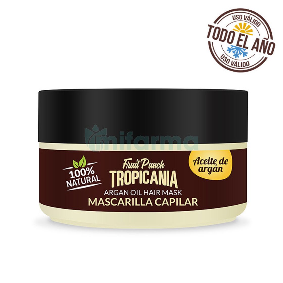 Product MASCARILLA CAPILAR ARGAN 100% NATURAL TROPICANIA 200ML

