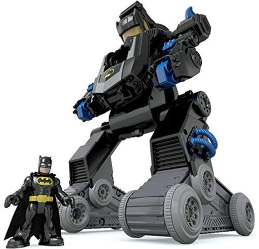 Fisher-Price Imaginext Batman, Bat-Robot transformable, juguete para niño