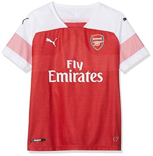 PUMA Arsenal FC Home Shirt Replica SS Kids with EPL Sponsor Logo