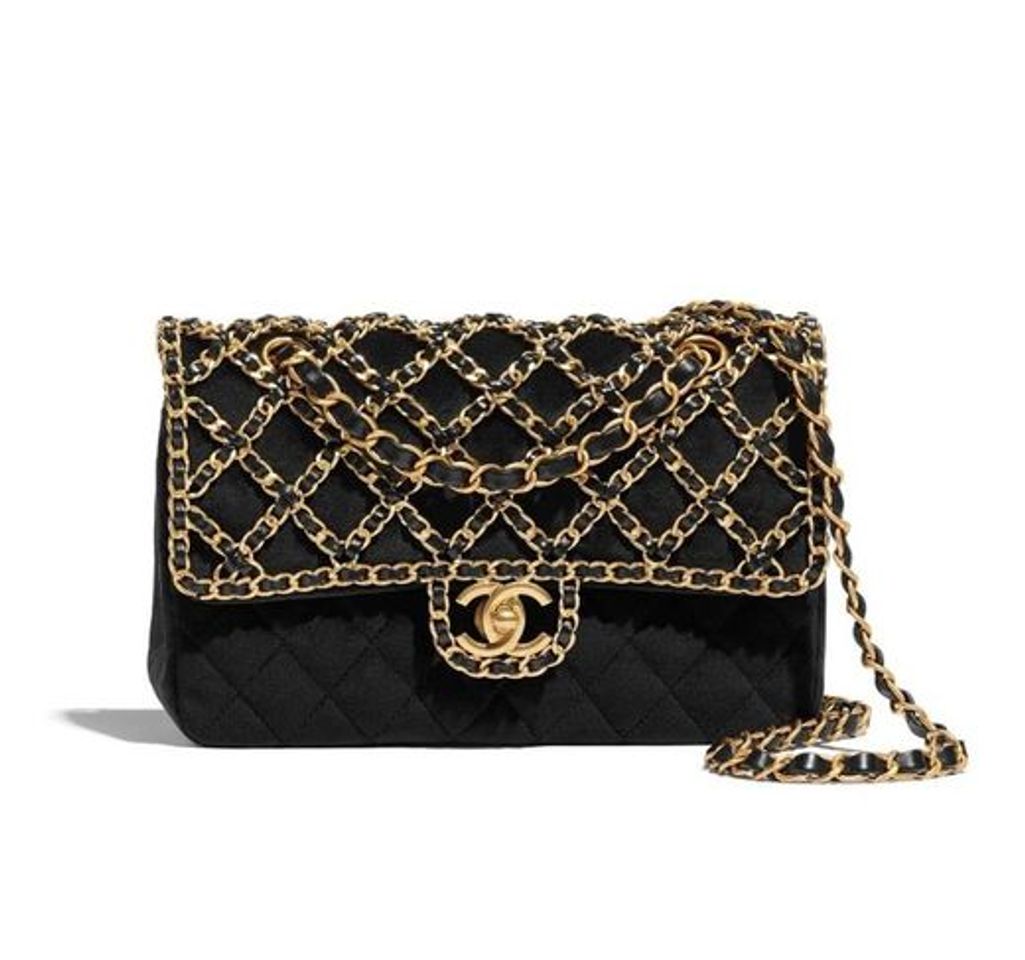 Social Bolso clásico Terciopelo y metal dorado | CHANEL