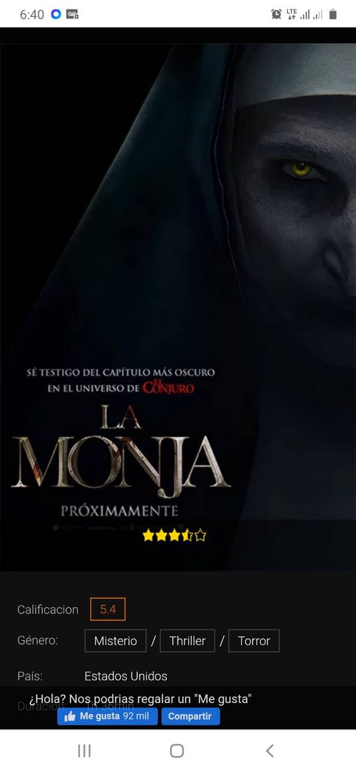 La monja Pelicula Completa En español Latino Archives - Allcalidad ...