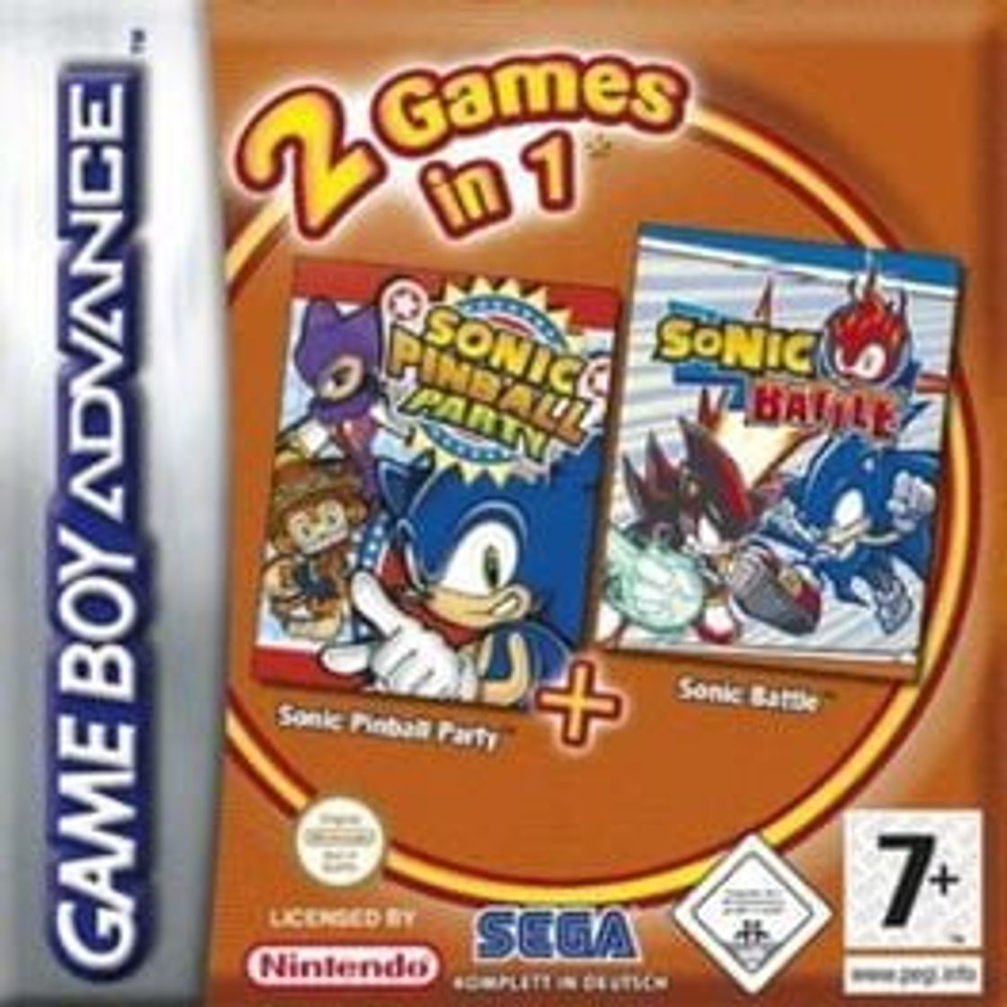 Videogames 2 Games in 1: Sonic Pinball Party + Sonic Battle