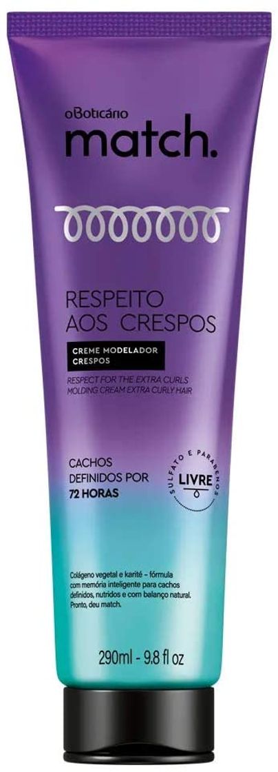 Moda Creme Modelador Match Respeito aos Cachos 290ml
