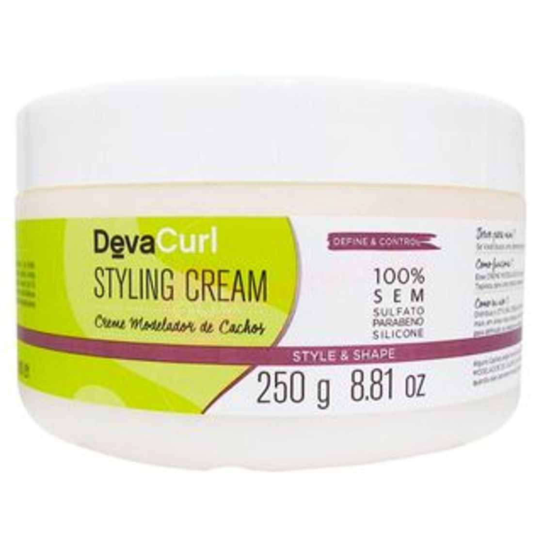 Moda Creme modelador Styling Cream, da Deva Curl.