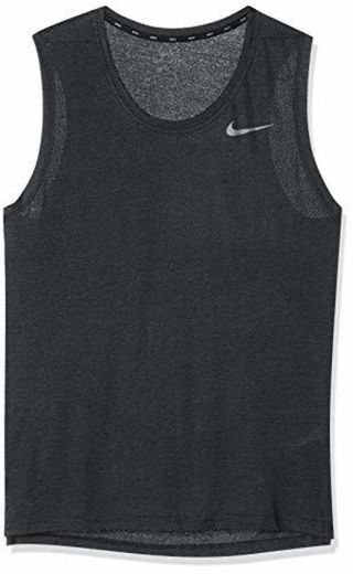 Nike M Breathe Camiseta de Tirantes, Hombre, Negro
