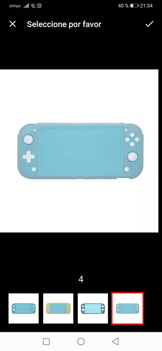 Fashion Carcasa de silicona Nintendo Switch Lite