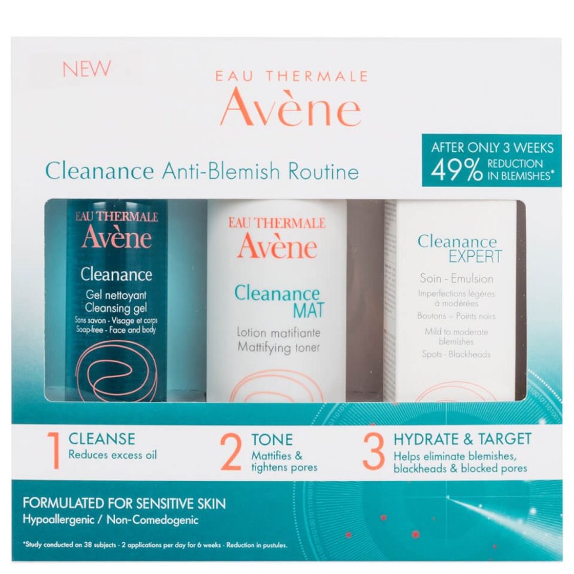 Moda Avene Cleanance Anti Blemish Kit 