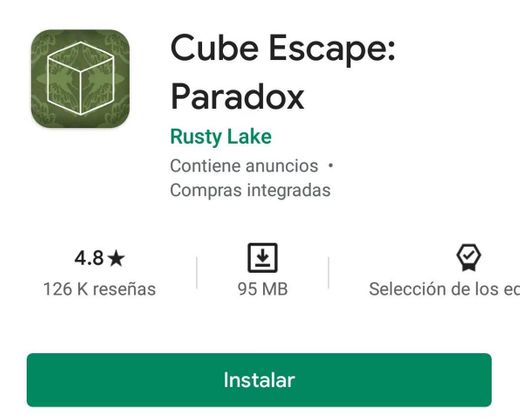Cube scape the paradox.