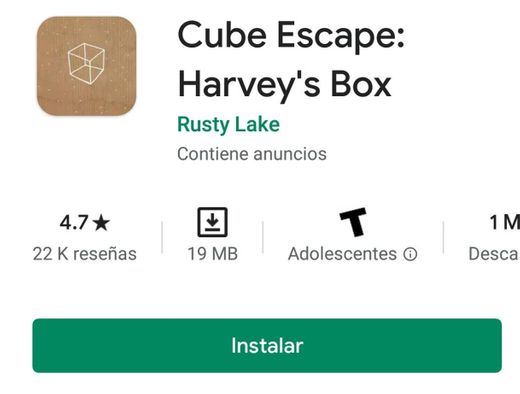 Cube Escape: Harvey's Box - Apps on Google Play