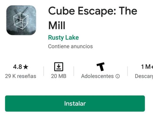 Cube Escape: Mill - Apps on Google Play