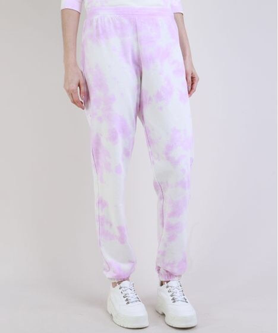 Products Calça moletom TIE DYE rosa