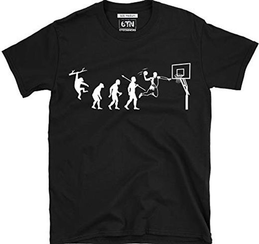 6TN evolución de Baloncesto Camiseta - Negro