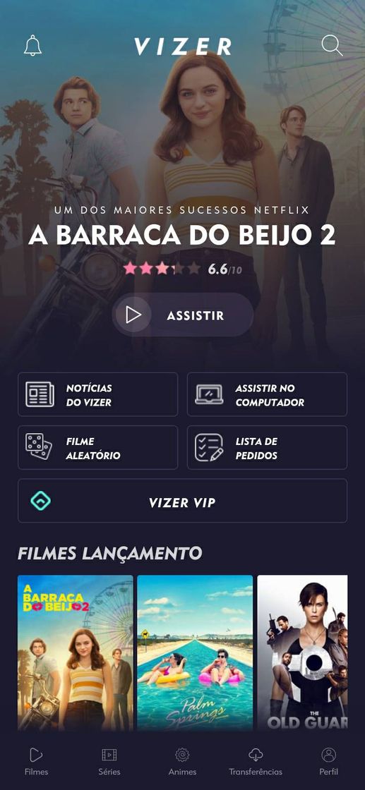 Serie Vizer TV - Filmes, Séries e Animes para Android - APK Baixar