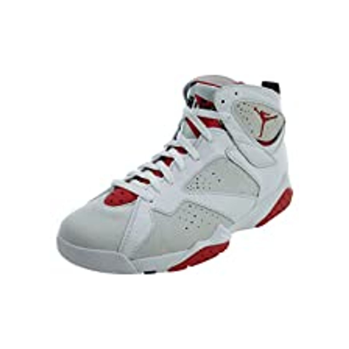 Social Nike Air Jordan 7 Retro, Zapatillas de Deporte para Hombre, Blanco/Rojo/Plateado