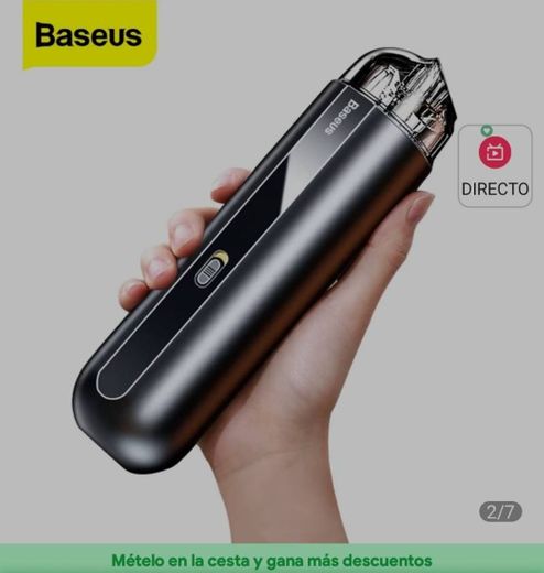 Baseus-Miniaspiradora portátil e inalámbrica coche