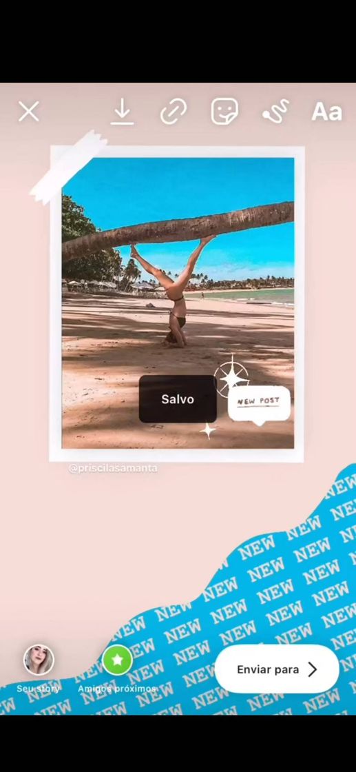 Social Uma dica para mostrar uma nova publicação 🍒