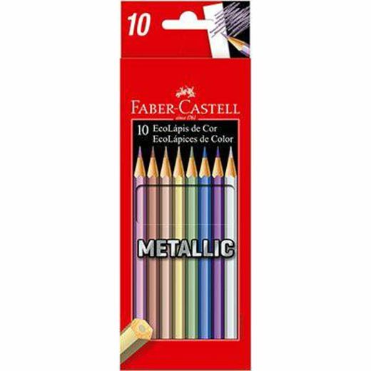 Lápis de cor metálicos