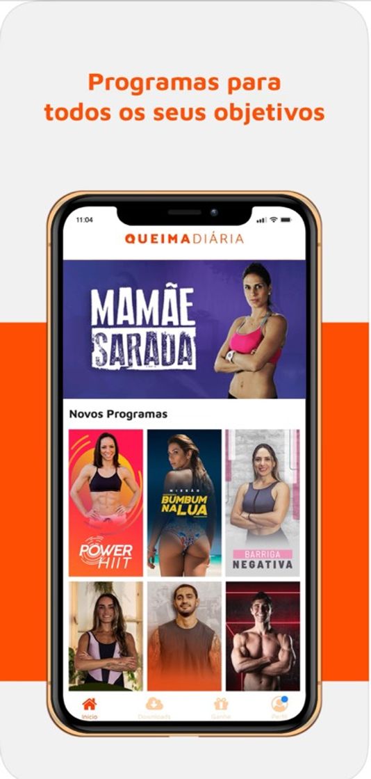 Fashion App para malhar em casa 