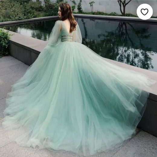 Vestido de Tule AzulClaro