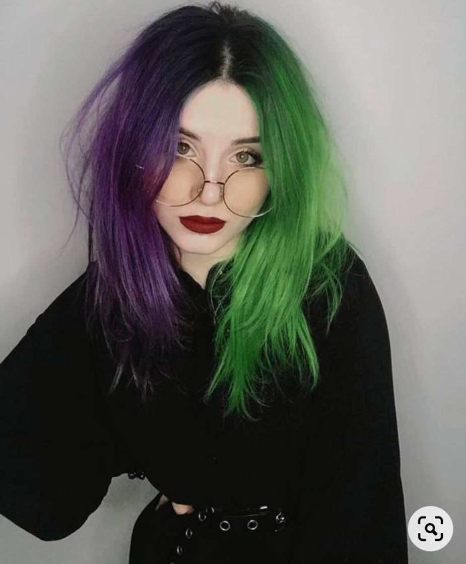 Fashion 😍Metade Verde Metade Roxo💚