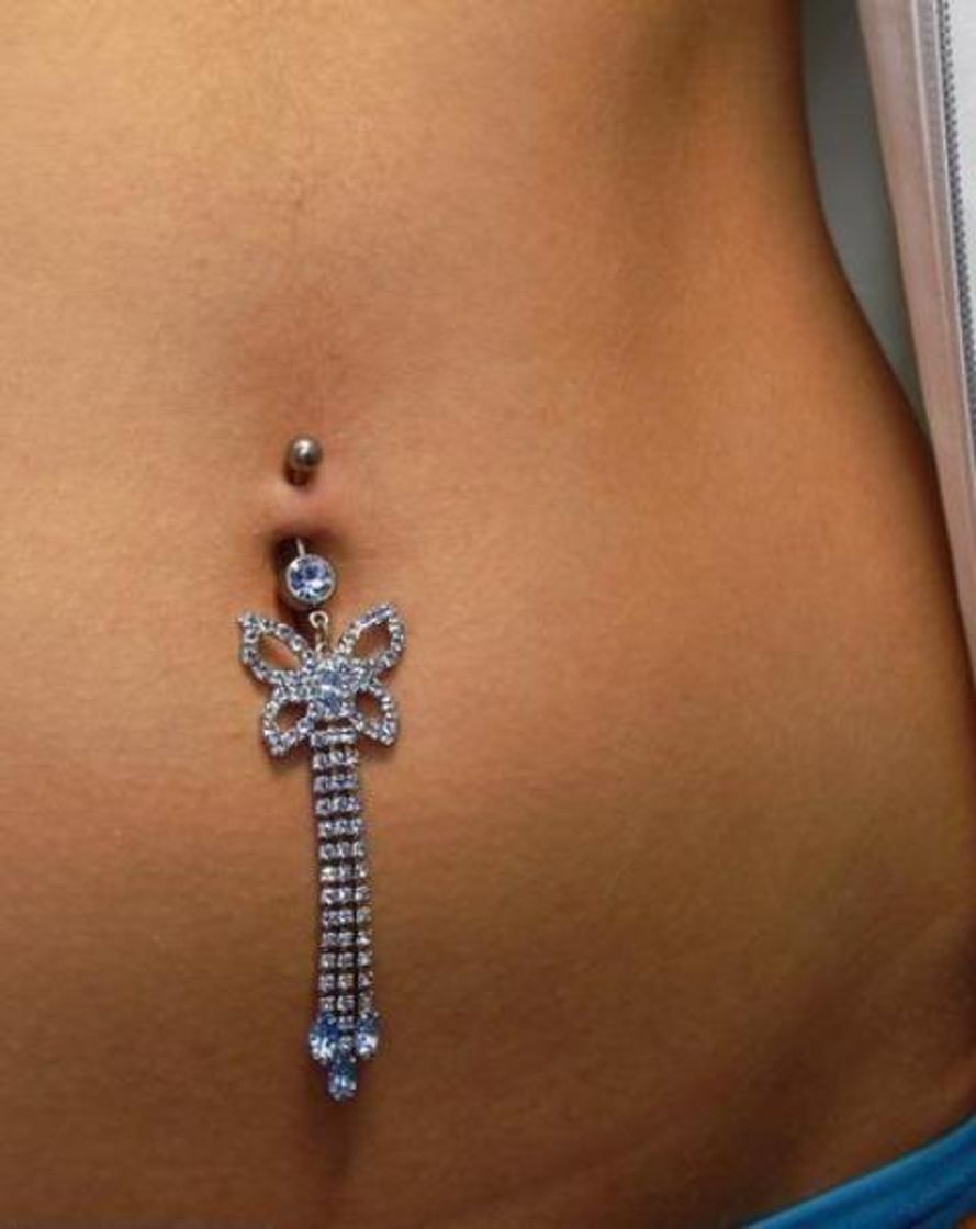 Moda Piercing grande de umbigo 